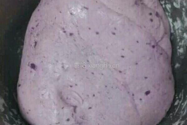 玫瑰紫薯包的做法图解3