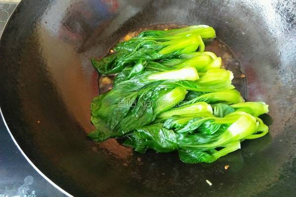 油菜豆腐约会的做法图解4