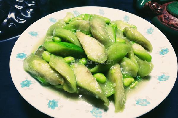 丝瓜毛豆的做法图解12