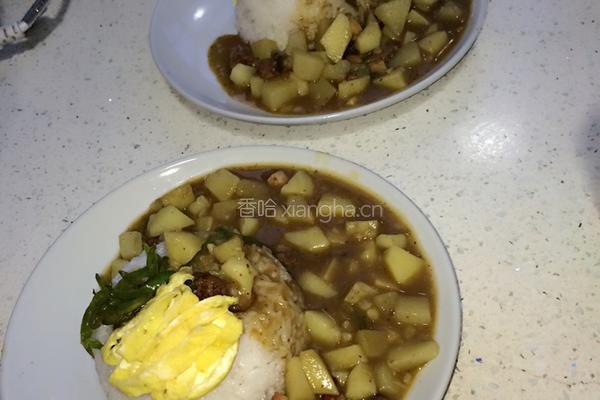 咖喱鸡腿盖饭的做法图解7