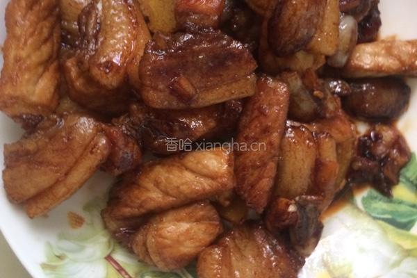 笋干红烧肉的做法图解4