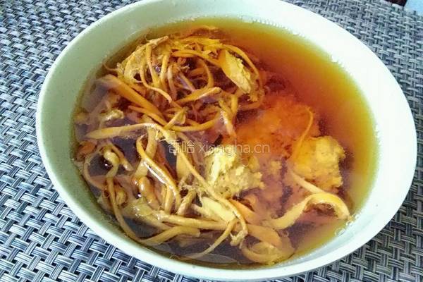 虫草花煲瘦肉汤的做法图解5
