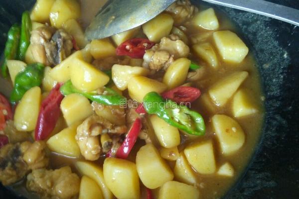 咖喱土豆鸡块的做法图解6