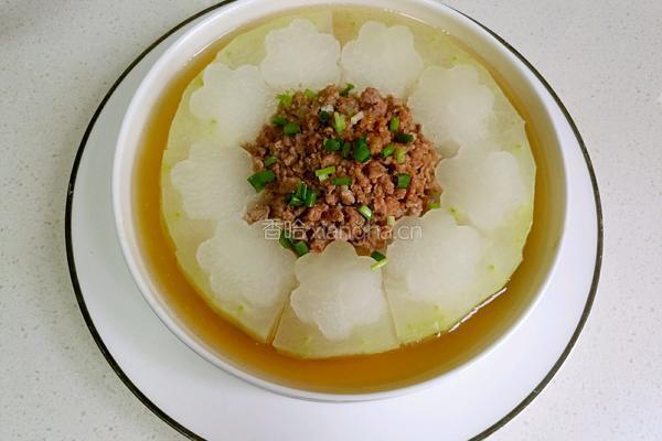 肉沫冬瓜的做法图解16