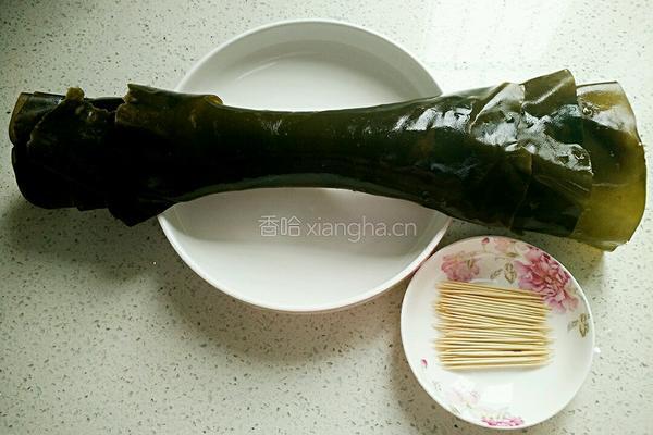 卤海带的做法图解3