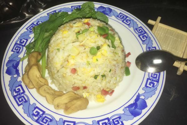 五彩炒饭的做法图解10
