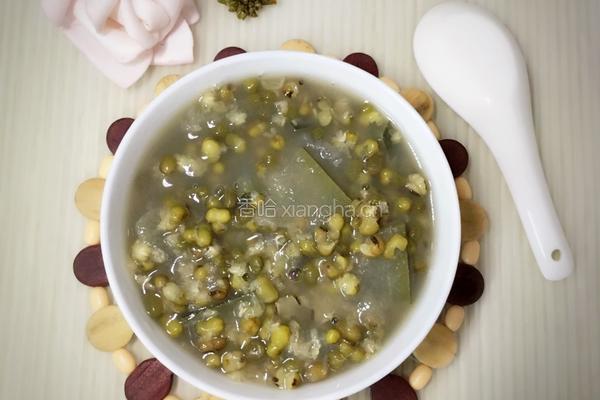 冬瓜绿豆羹的做法图解3