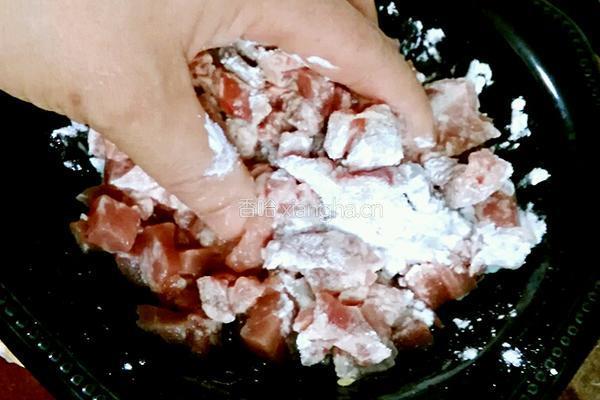 毛豆米肉丁的做法图解4
