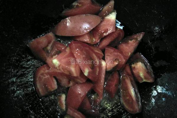 西红柿鸡蛋炒馒头的做法图解5