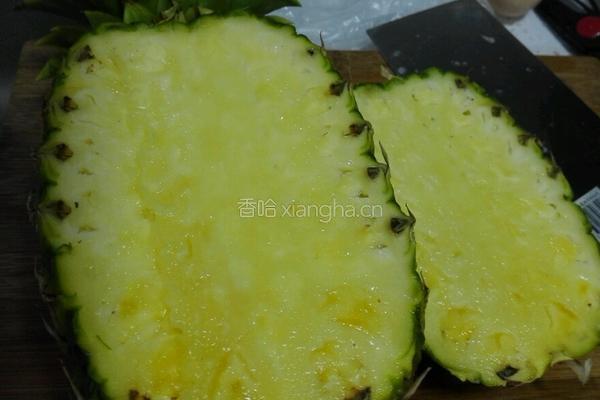 菠萝（凤梨）炒饭的做法图解2