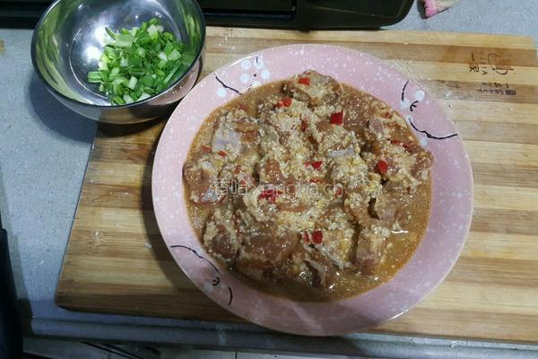 小米碎蒸排骨的做法图解11
