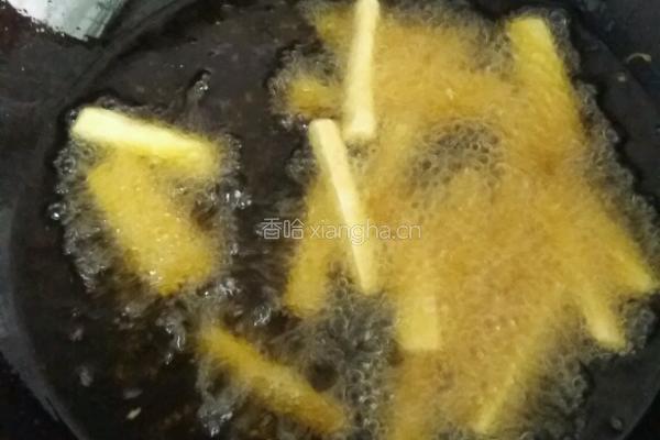 糖可醋山药里脊的做法图解4