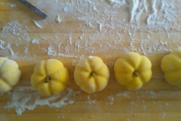 南瓜豆沙包的做法图解8