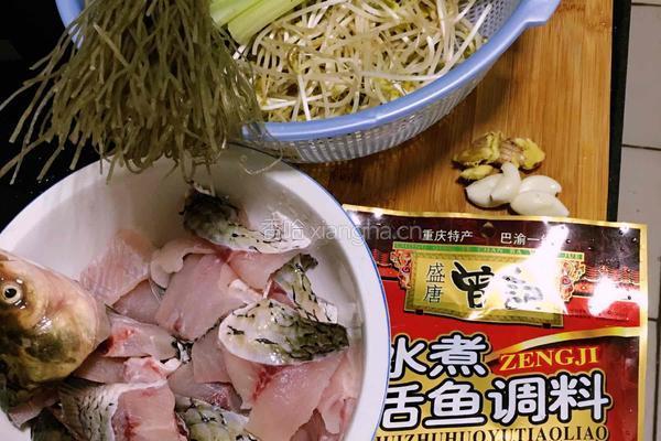 麻辣水煮鱼的做法图解1