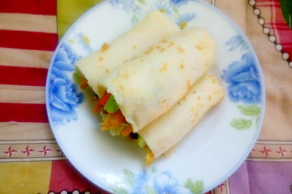 鸡蛋三丝卷饼的做法图解13