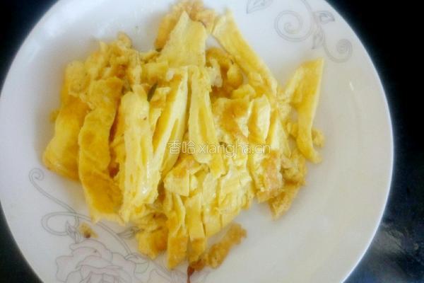 鸡蛋三丝卷饼的做法图解8