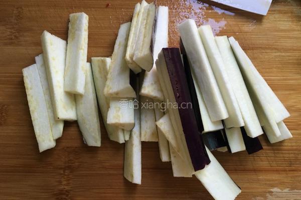 大盘茄子豆角的做法图解4