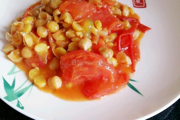 西红柿鹰嘴豆的做法图解5
