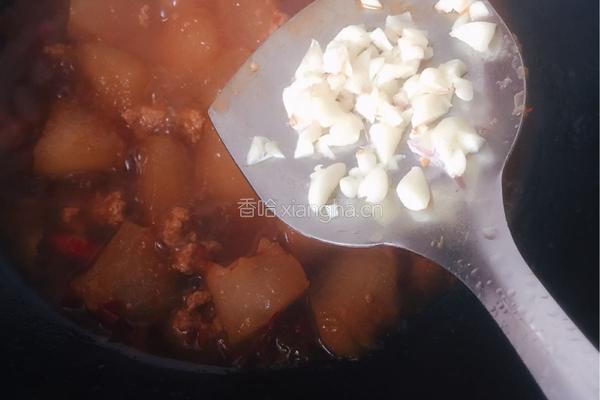 麻辣肉末冬瓜的做法图解6
