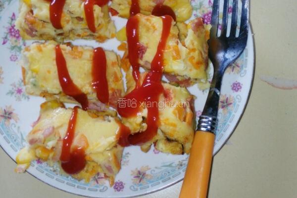 鸡蛋蔬菜饼的做法图解6