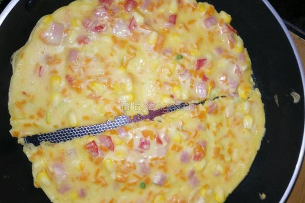 鸡蛋蔬菜饼的做法图解5