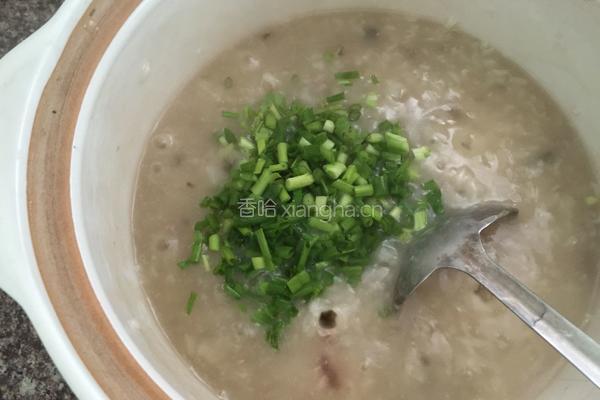 皮蛋瘦肉粥的做法图解7