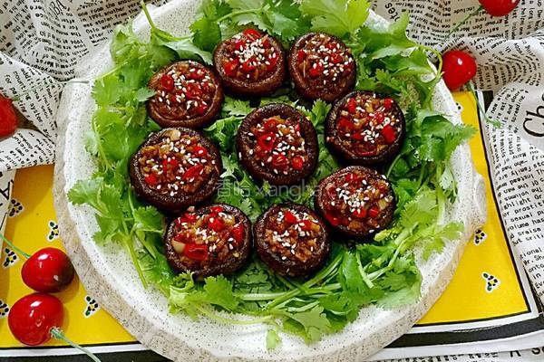 蒜蓉孜然烤香菇的做法图解18