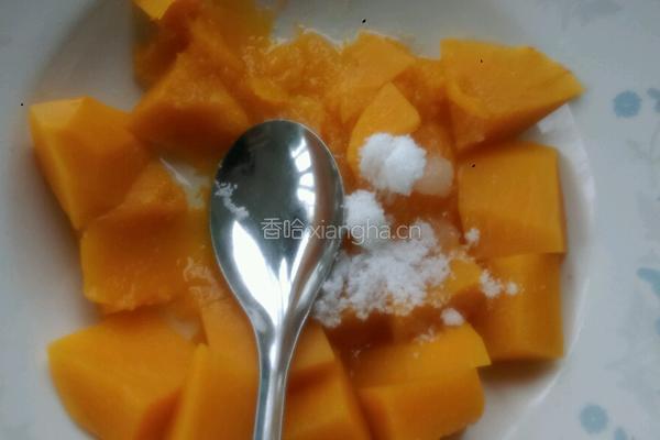 南瓜布丁的做法图解3
