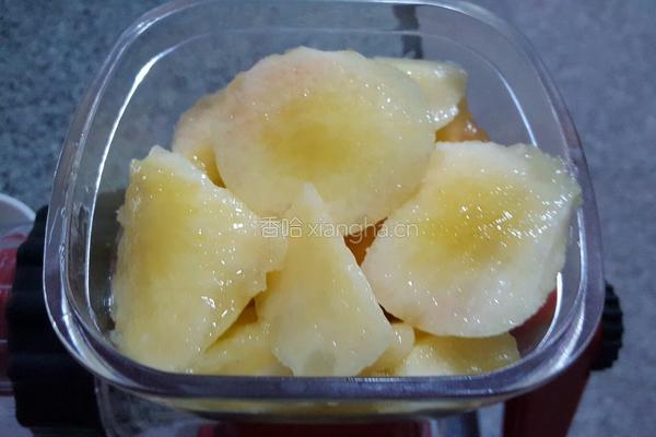 粉色桃汁的做法图解3