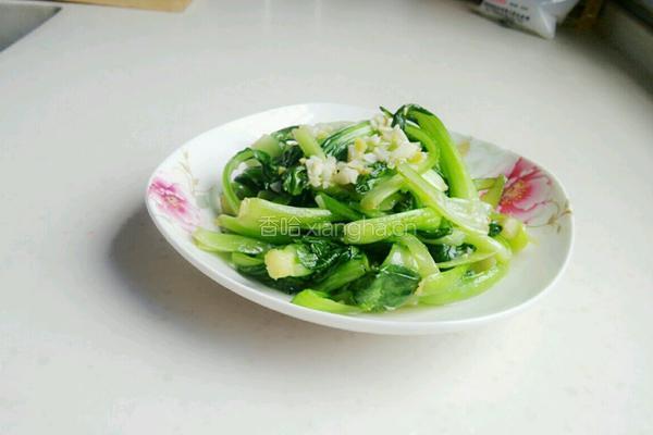 蒜蓉小青菜的做法图解9