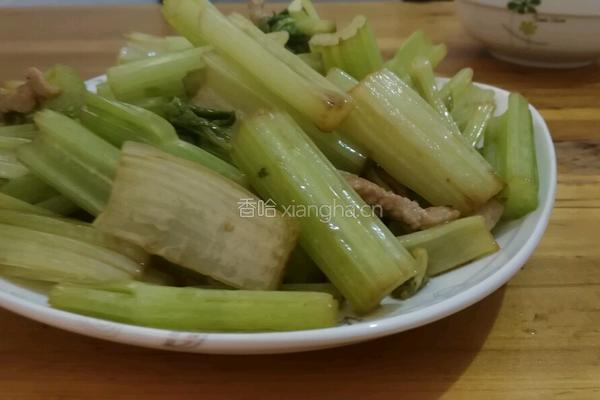 芹菜炒肉