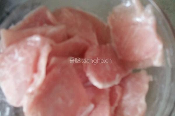 白灼里脊菜心的做法图解1