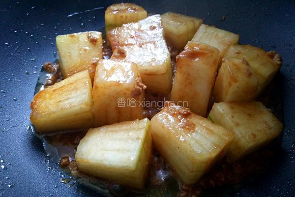 红烧肉末冬瓜块的做法图解7