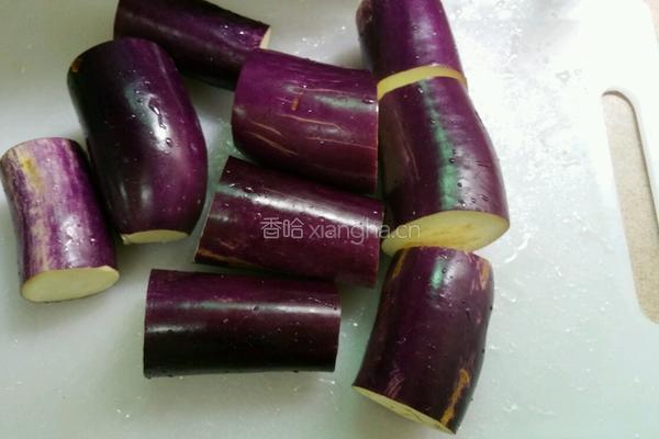 菊花茄子的做法图解2
