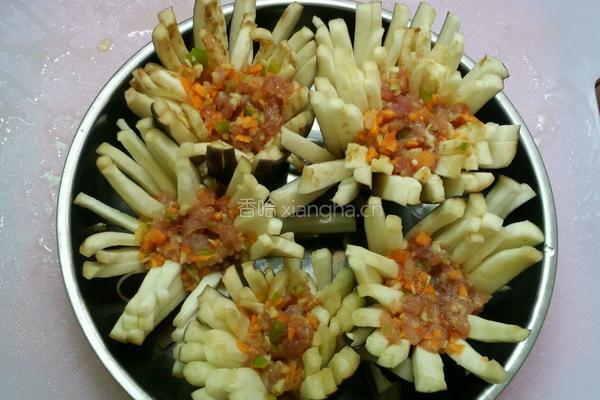 菊花茄子的做法图解6
