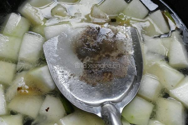 冬瓜虾仁烧豆腐的做法图解6