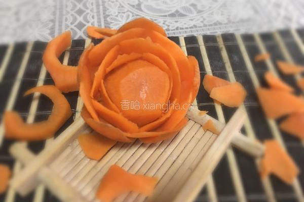 胡萝卜花的做法图解6