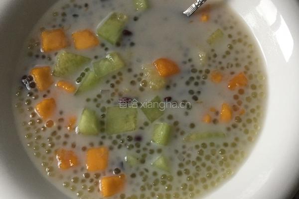 水果红豆西米露的做法图解5
