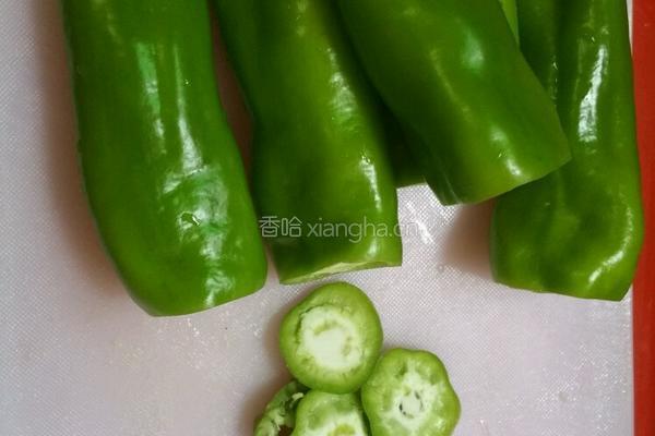 辣椒酿肉的做法图解2