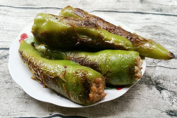 辣椒酿肉的做法图解12