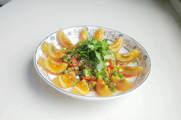 凉拌黄心皮蛋的做法图解11