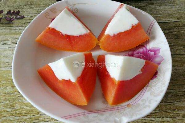 木瓜椰奶奶冻的做法图解9