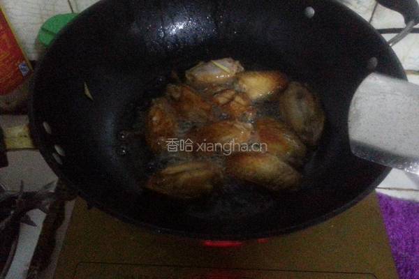 红烧鸡中翼的做法图解4