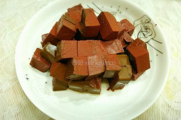 鸭血烧油豆腐的做法图解3