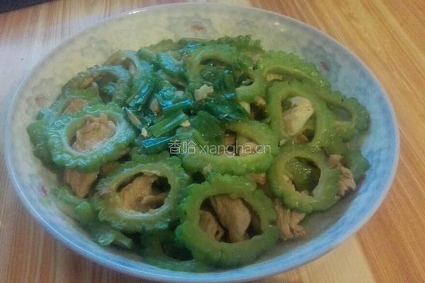 苦瓜炒肉的做法图解5