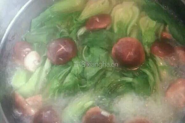 健康版香菇油菜的做法图解5