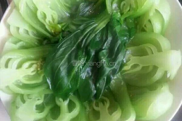 健康版香菇油菜的做法图解6