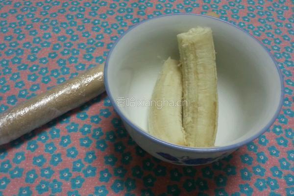 香蕉牛奶冰棍的做法图解2