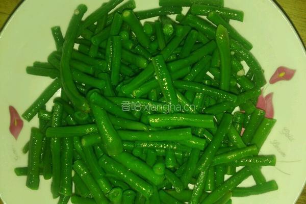 凉拌豆角的做法图解3