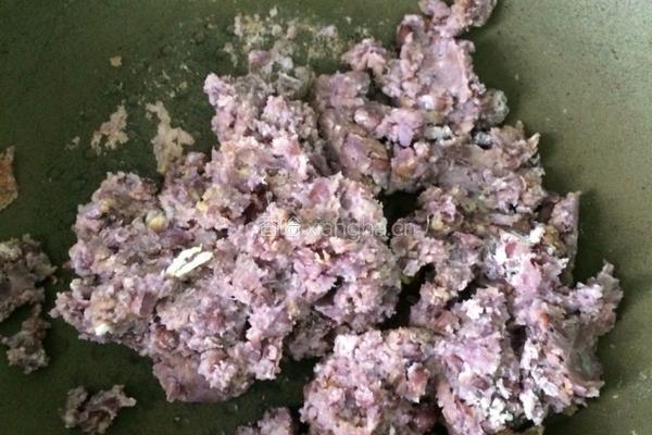 红豆紫薯糕的做法图解5